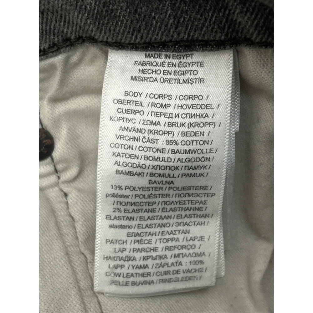 Polo Ralph Lauren The Classic Fit Jeans Men Size 35x32 Gray Wash Denim